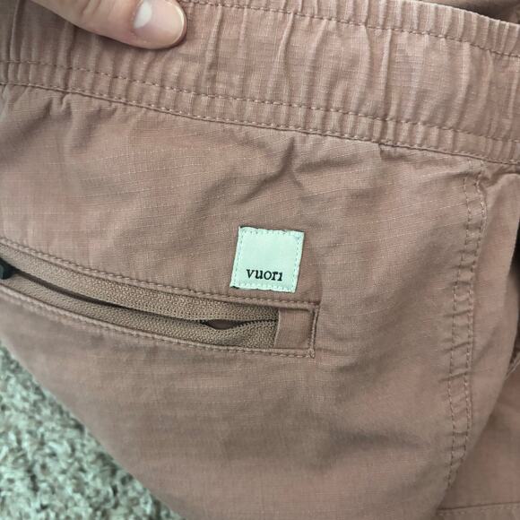Vuori Women’s Ripstop Pants Drawstring Mauve Size Small - Picture 15 of 15